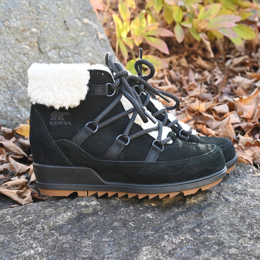 Sorel Evie Cozy Wedge Booties